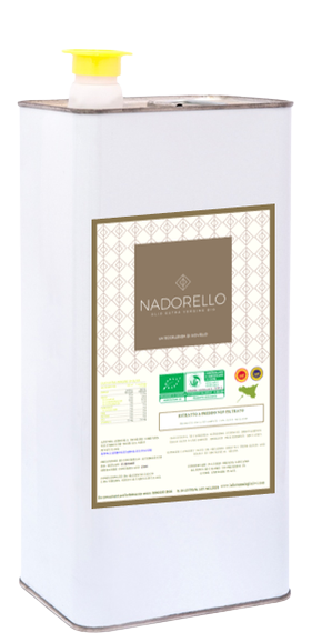 NADORELLO Olio EVO BIO 100% ITALIANO Sicilia Lattina 5l